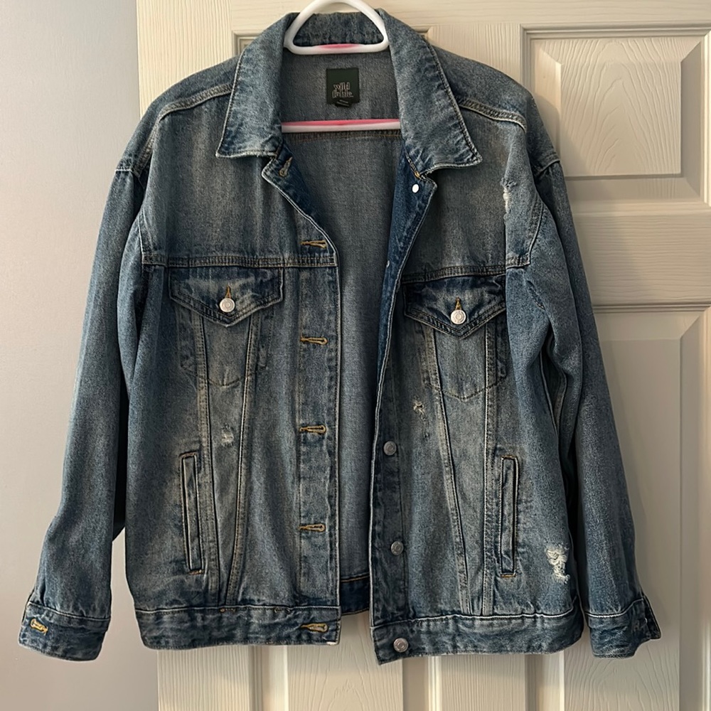Oversized Jean Shacket